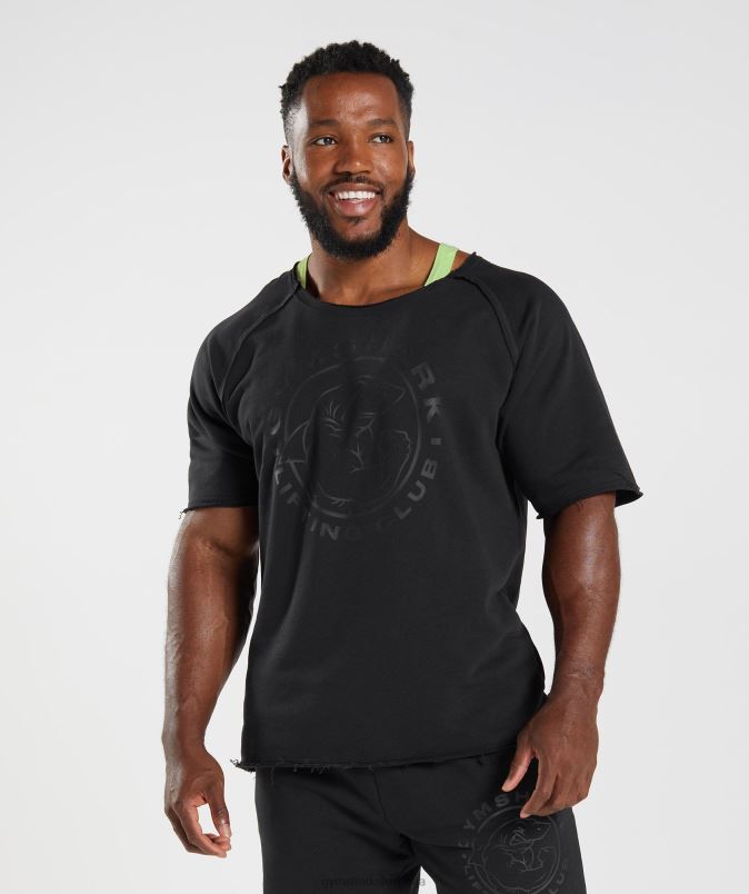 zapuščina rag top moškiGymshark Črna J00L2740