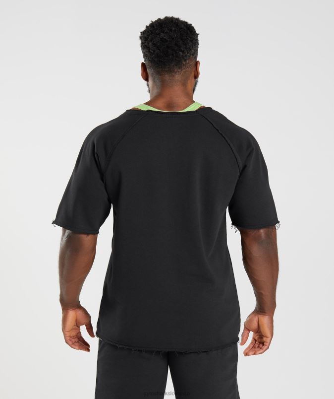 zapuščina rag top moškiGymshark Črna J00L2740
