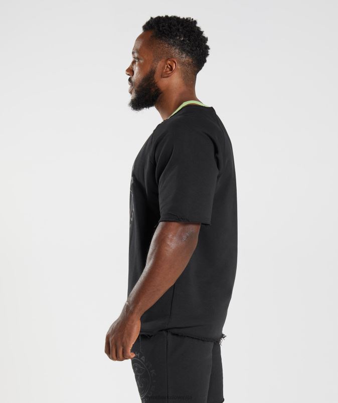 zapuščina rag top moškiGymshark Črna J00L2740