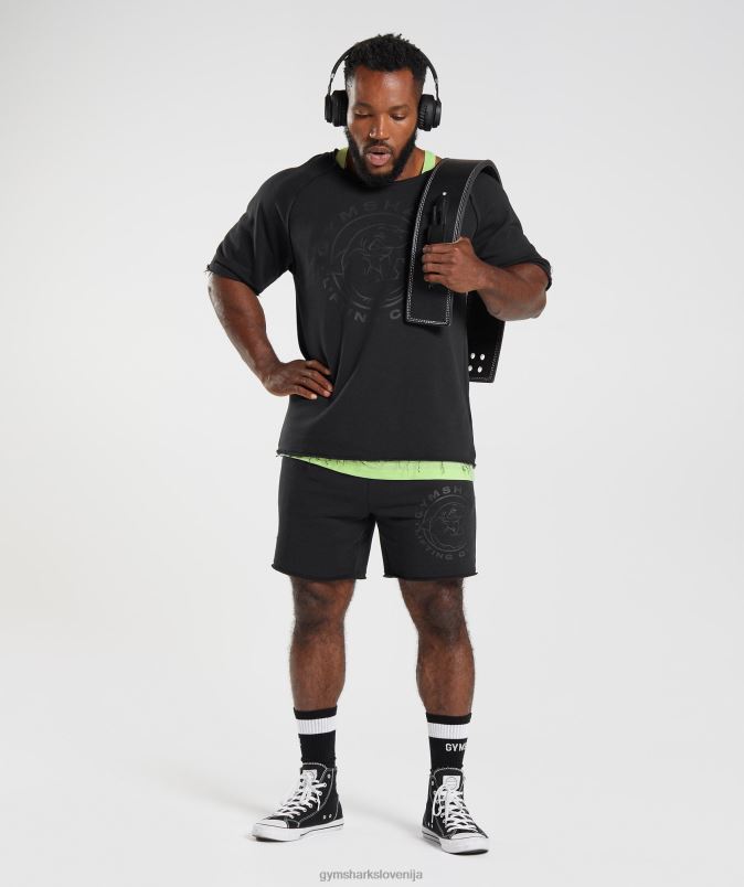 zapuščina rag top moškiGymshark Črna J00L2740