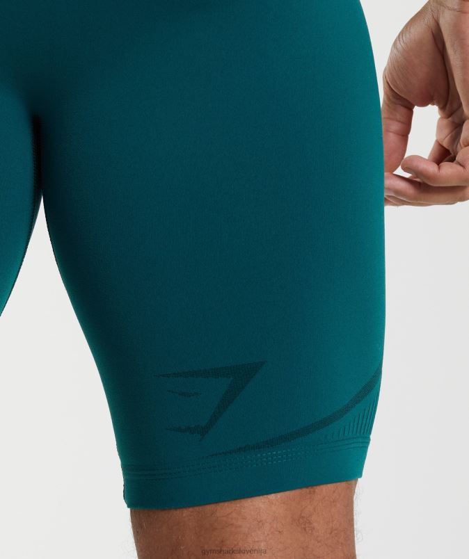 315 brezšivne 1/2 kratke hlače moškiGymshark zimsko modra/črna J00L21038