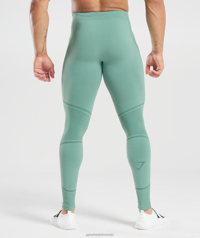 315 brezšivne hlačne nogavice moškiGymshark črnilo modro/draguljasto zelena J00L21030