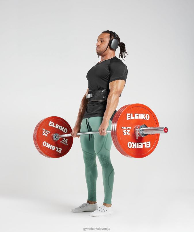315 brezšivne hlačne nogavice moškiGymshark črnilo modro/draguljasto zelena J00L21030