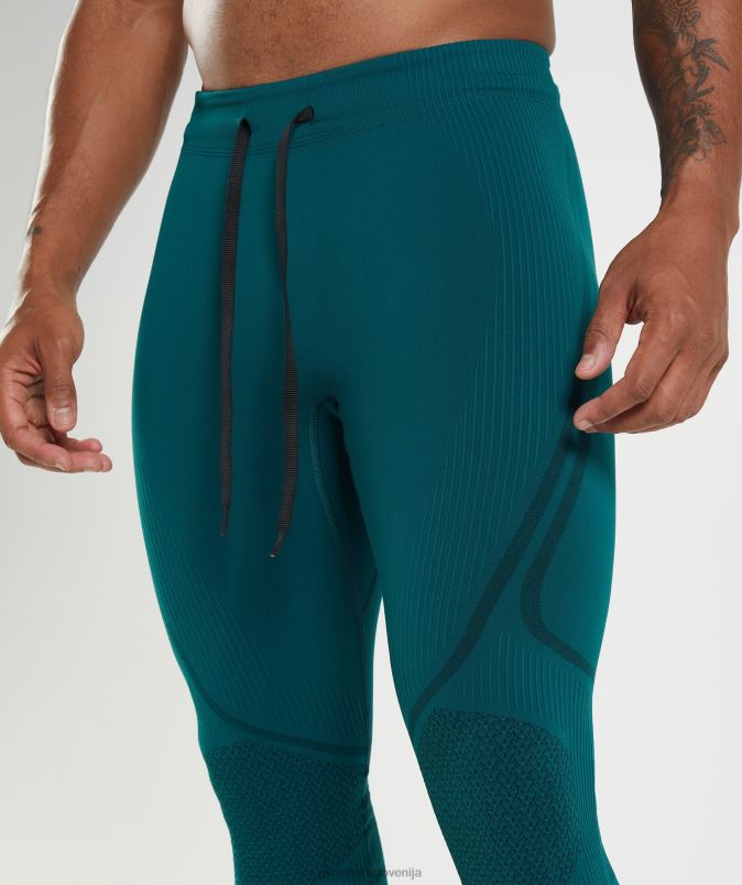 315 brezšivne hlačne nogavice moškiGymshark zimsko modra/črna J00L21040