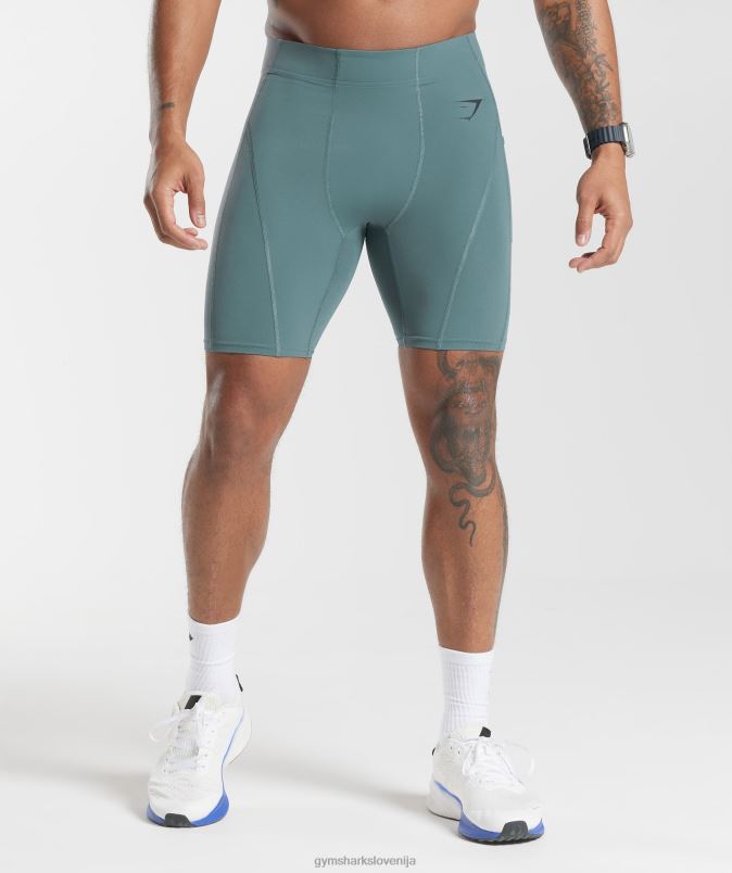 Control Baselayer kratke hlače moškiGymshark grom modra J00L21031