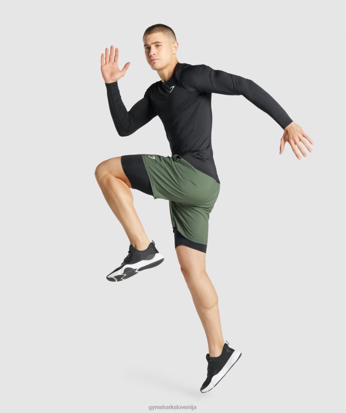 element baselayer kratke hlače moškiGymshark Črna J00L21027