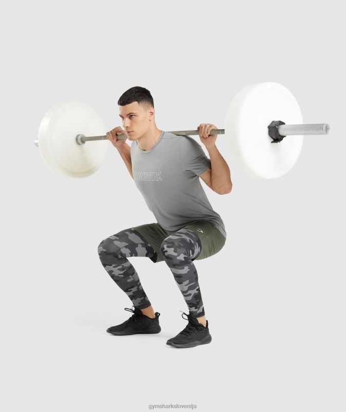 element baselayer pajkice moškiGymshark sivi tisk J00L21036