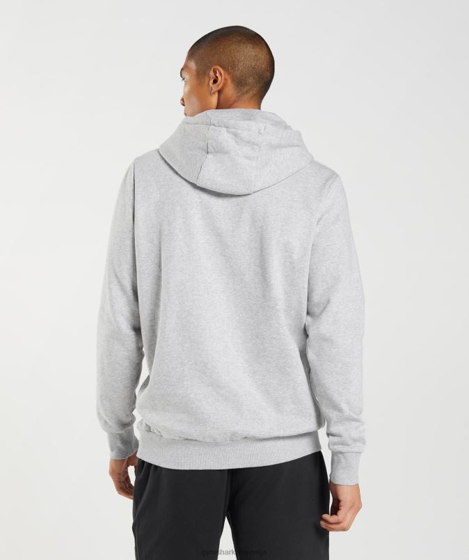blok pulover s kapuco moškiGymshark svetlo sivi lapor J00L2868