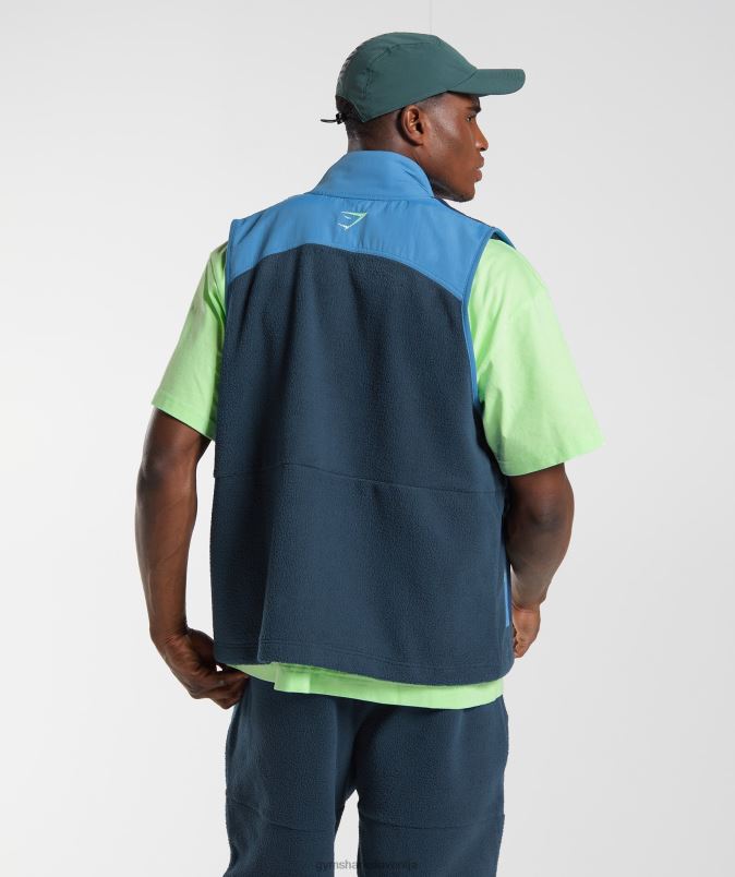brezrokavnik vibes moškiGymshark mornarsko/jezersko modra J00L2864