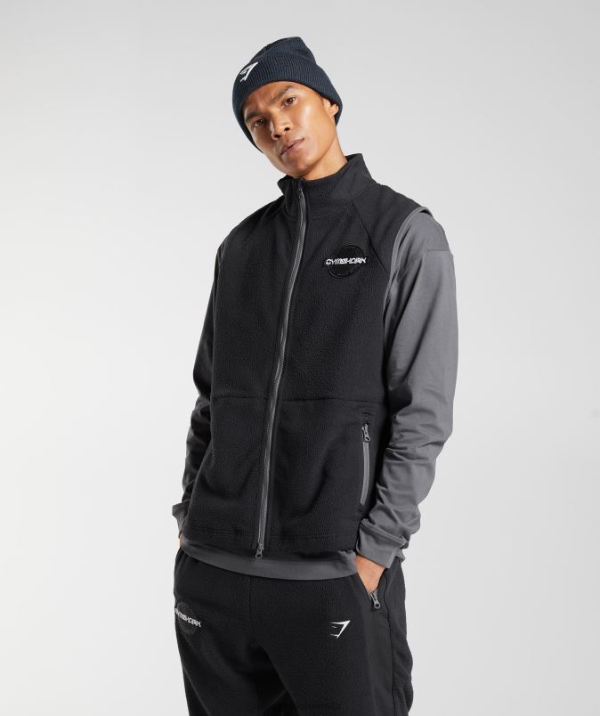 brezrokavnik vibes moškiGymshark Črna J00L2825