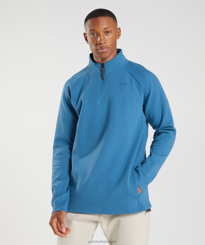 dan počitka 1/4 zadrge moškiGymshark ob jezeru modra J00L2832