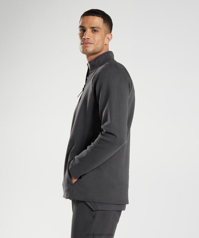 dan počitka 1/4 zadrge moškiGymshark oniks siva J00L2862
