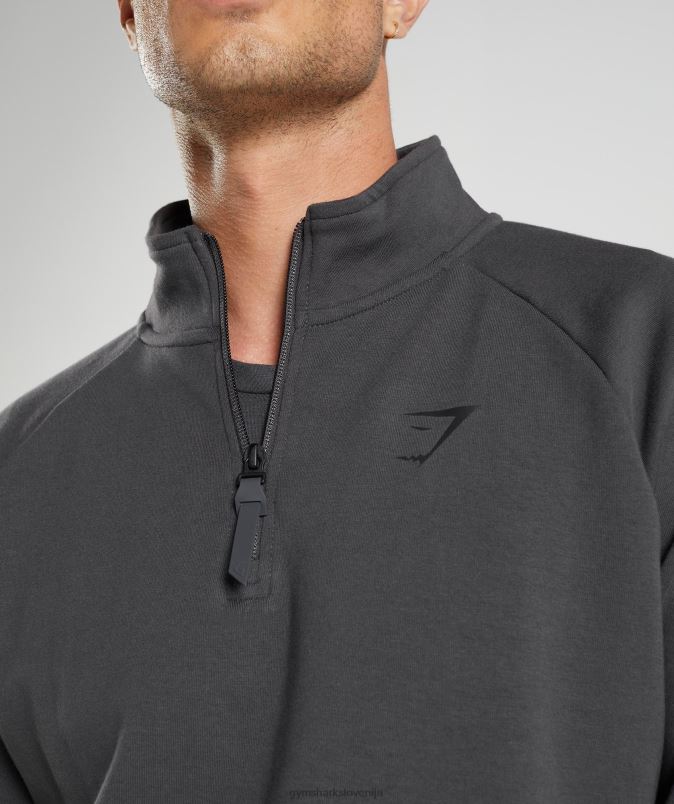 dan počitka 1/4 zadrge moškiGymshark oniks siva J00L2862