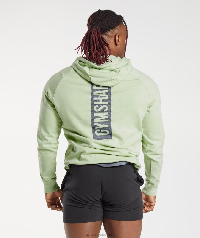 drzen pulover s kapuco moškiGymshark flora zelena J00L2852
