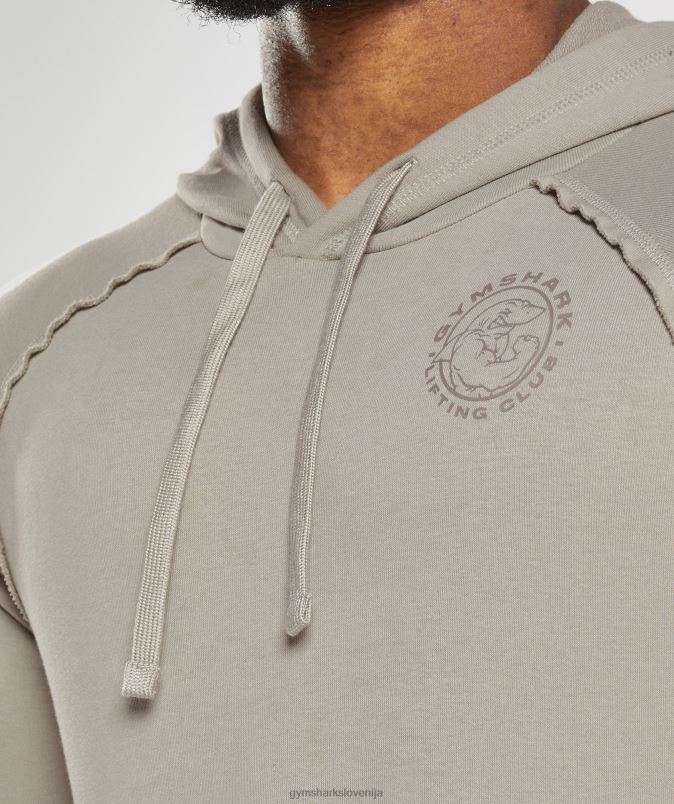 legacy pulover s kapuco moškiGymshark ekru rjava J00L2854