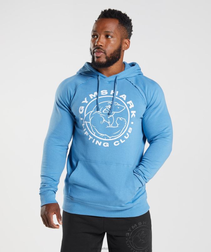 legacy pulover s kapuco moškiGymshark primorska modra J00L2855