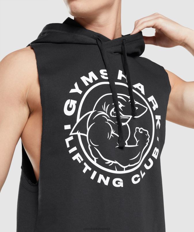 legacy pulover s kapuco moškiGymshark Črna J00L2796