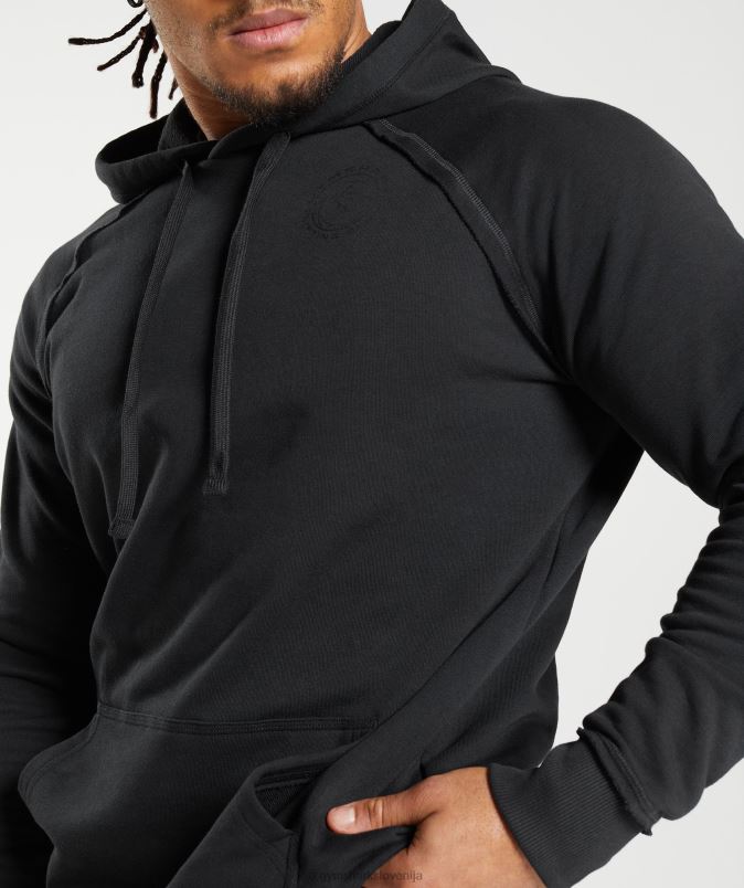 legacy pulover s kapuco moškiGymshark Črna J00L2824