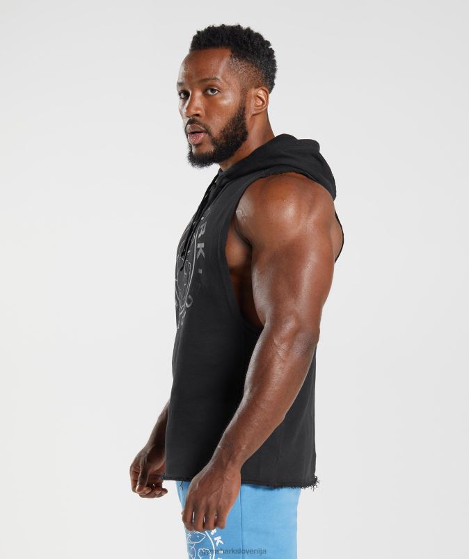 legacy pulover s kapuco moškiGymshark Črna J00L2838