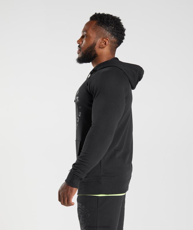 legacy pulover s kapuco moškiGymshark Črna J00L2843