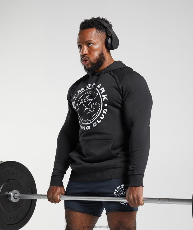legacy pulover s kapuco moškiGymshark Črna J00L2850