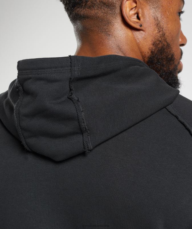 legacy pulover s kapuco moškiGymshark Črna J00L2850