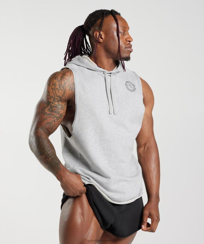 legacy pulover s kapuco moškiGymshark svetlo sivi lapor J00L2853