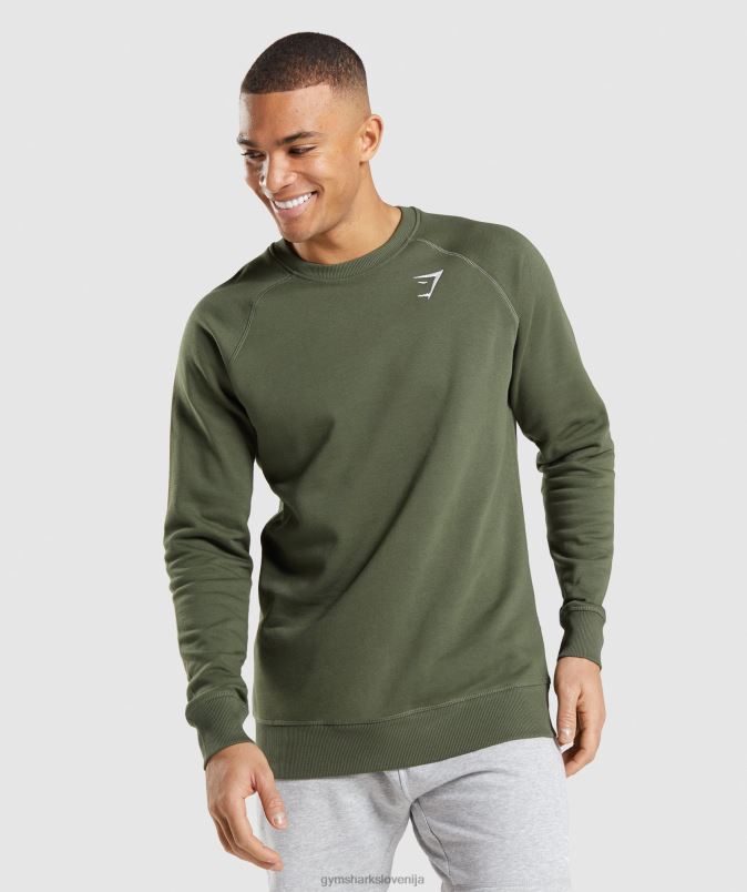 majica z grbom moškiGymshark jedro olive J00L2795