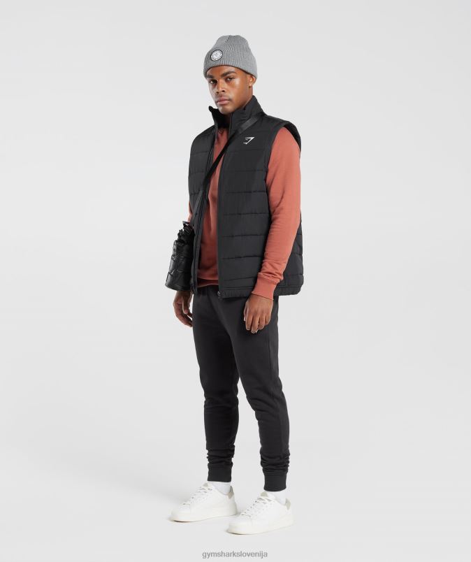 majica z grbom moškiGymshark kaki rdeči J00L21053