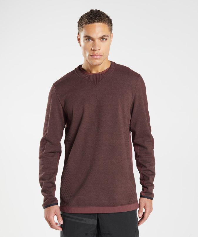 ponovno prevzeti posadko moškiGymshark češnjevo rjav lapor J00L2839