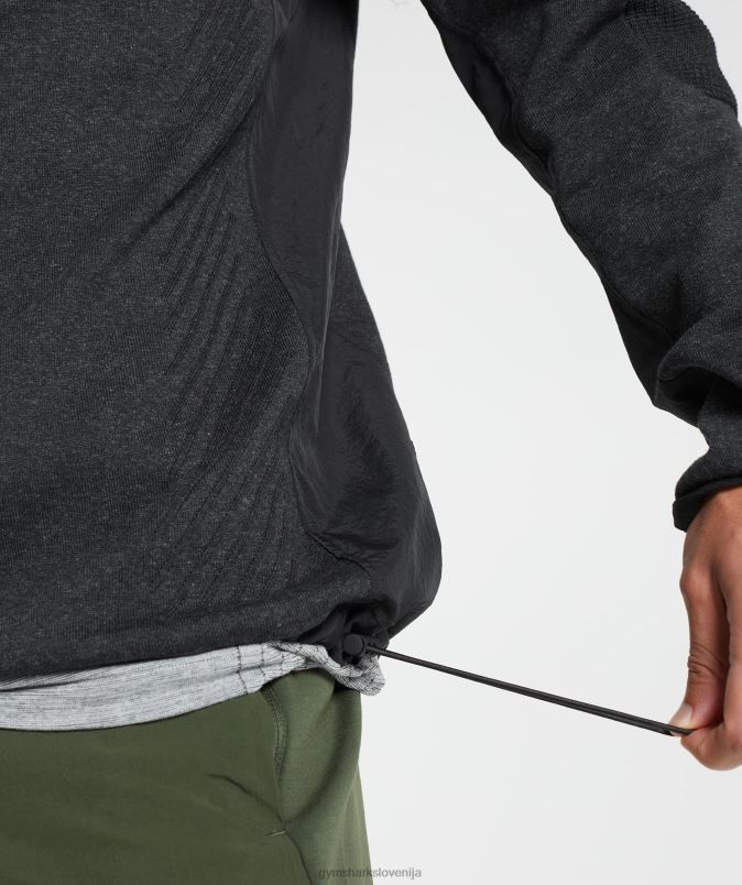 ponovno prevzeti posadko moškiGymshark črni lapor J00L2830