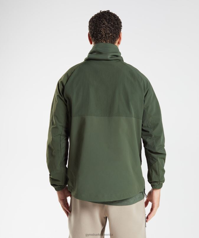 ponovno vzeti anorak moškiGymshark mah olivno J00L2834