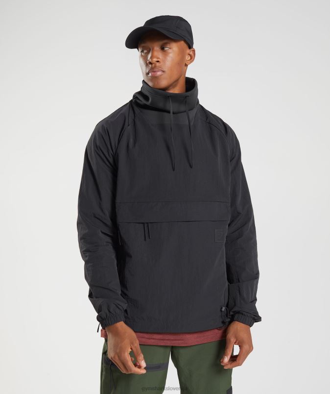 ponovno vzeti anorak moškiGymshark Črna J00L2828