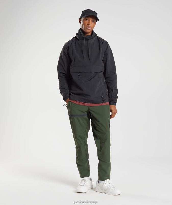 ponovno vzeti anorak moškiGymshark Črna J00L2828