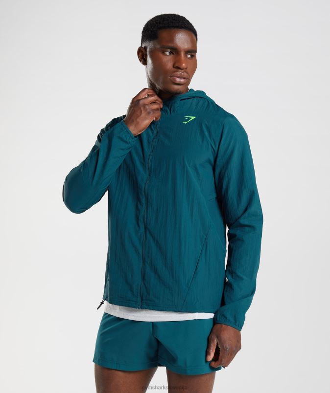 športna vetrovka moškiGymshark zimska modrica J00L2816