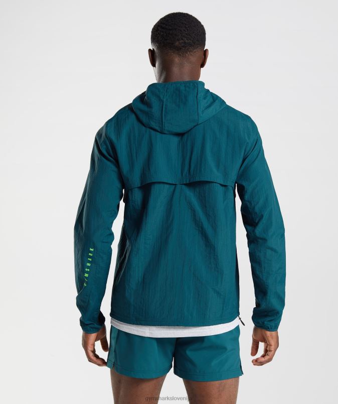 športna vetrovka moškiGymshark zimska modrica J00L2816