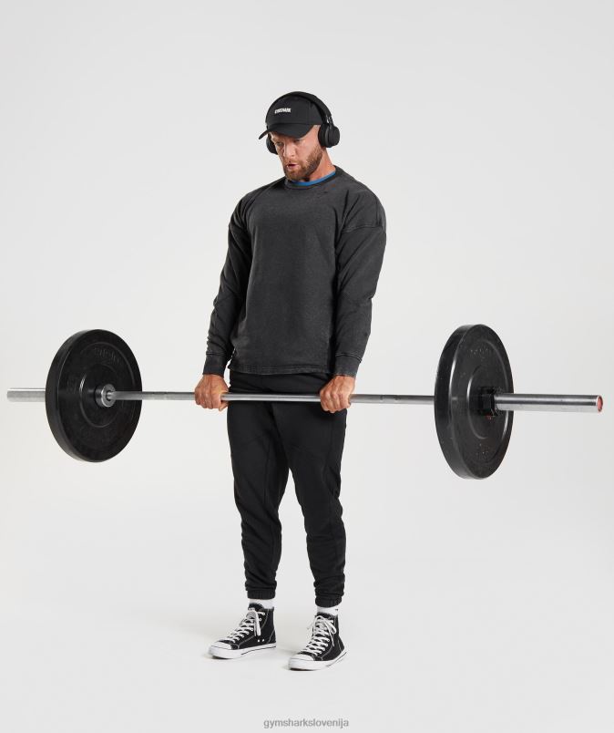 power washed crew moškiGymshark Črna J00L2851