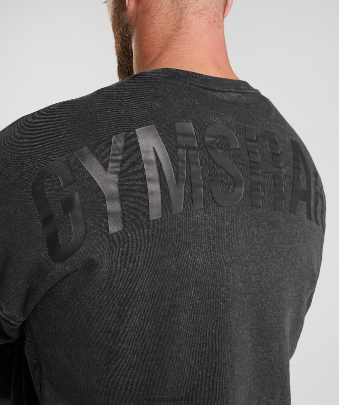 power washed crew moškiGymshark Črna J00L2851