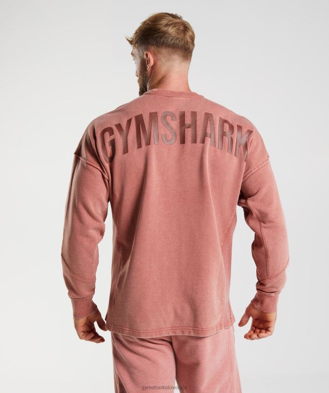 power washed crew moškiGymshark rožnato rjava J00L2790