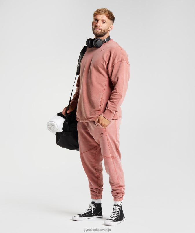 power washed crew moškiGymshark rožnato rjava J00L2790