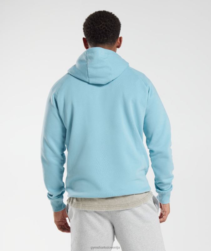 pulover s kapuco moškiGymshark modra ledena gora J00L2879