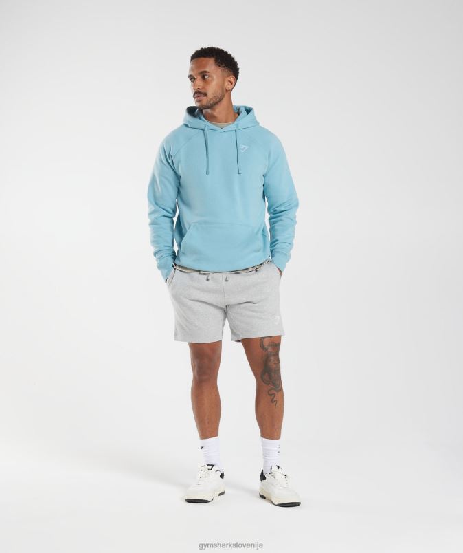 pulover s kapuco moškiGymshark modra ledena gora J00L2879