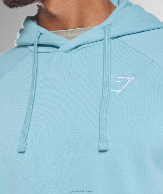 pulover s kapuco moškiGymshark modra ledena gora J00L2879
