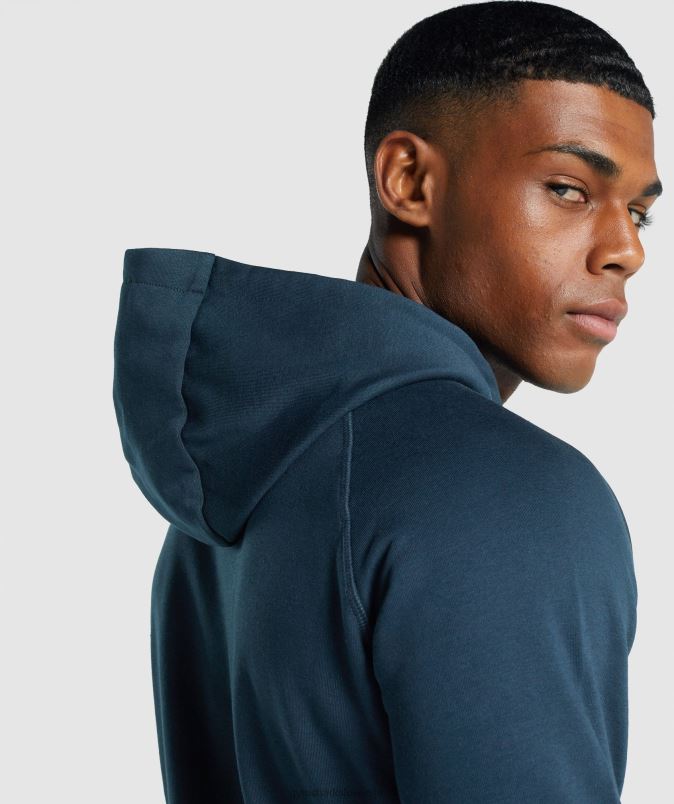 pulover s kapuco moškiGymshark mornarica J00L2793