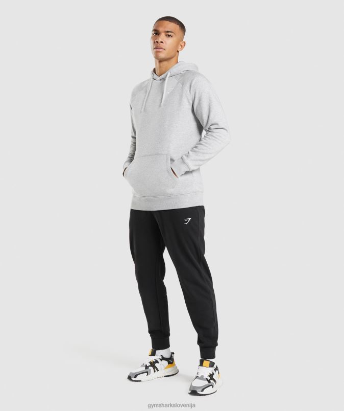 pulover s kapuco moškiGymshark svetlo sivi lapor J00L2789