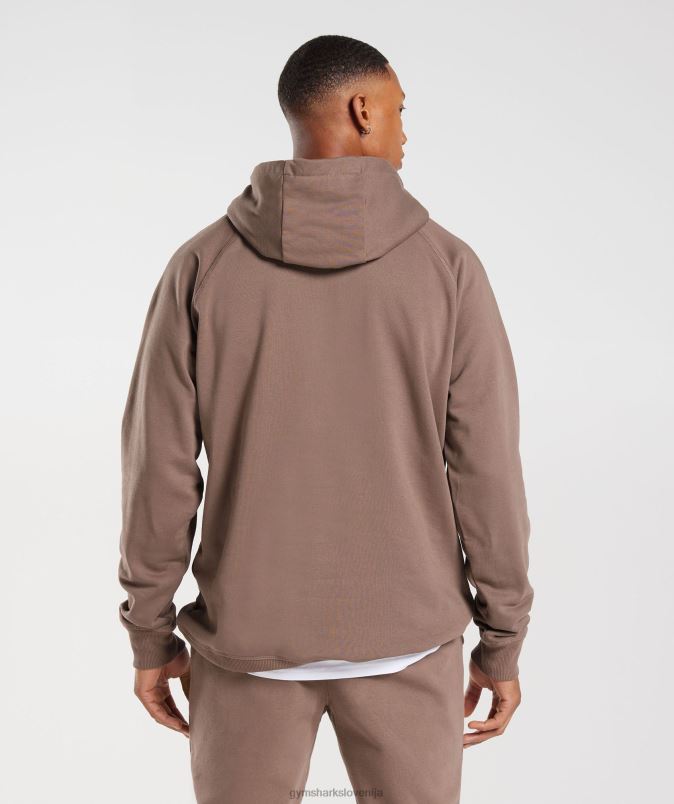 pulover s kapuco moškiGymshark tartufasto rjava J00L2820
