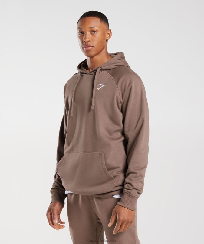 pulover s kapuco moškiGymshark tartufasto rjava J00L2820