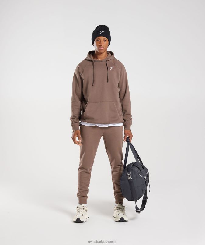 pulover s kapuco moškiGymshark tartufasto rjava J00L2820
