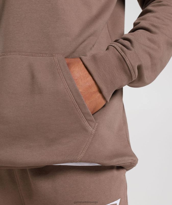pulover s kapuco moškiGymshark tartufasto rjava J00L2820
