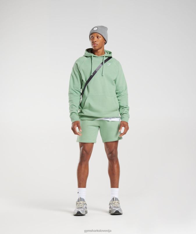 pulover s kapuco moškiGymshark zelena puščavska kadulja J00L2823